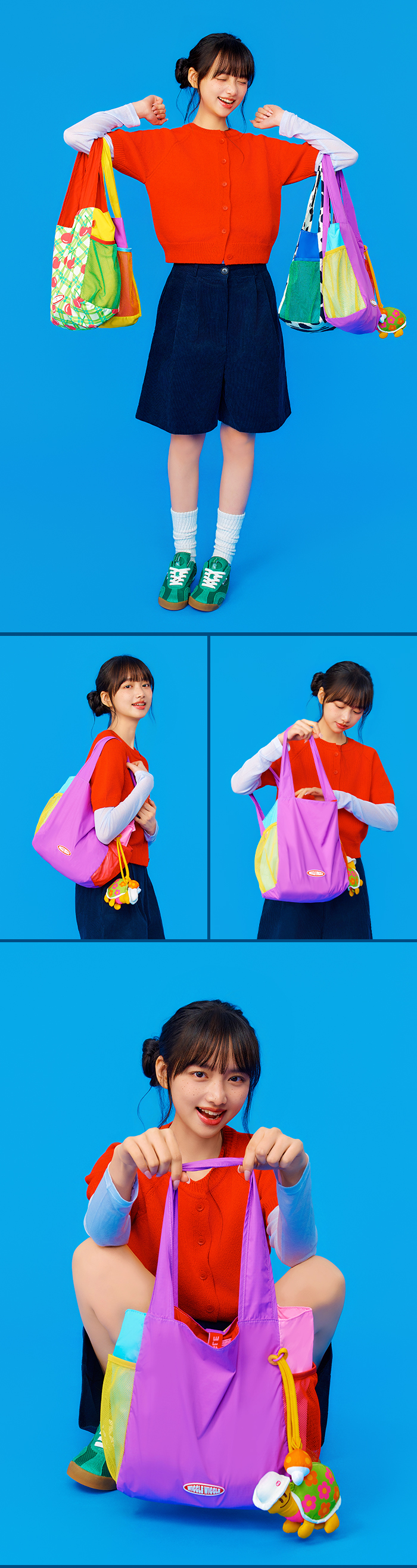 Wiggle Wiggle Packable Bag - Cherry